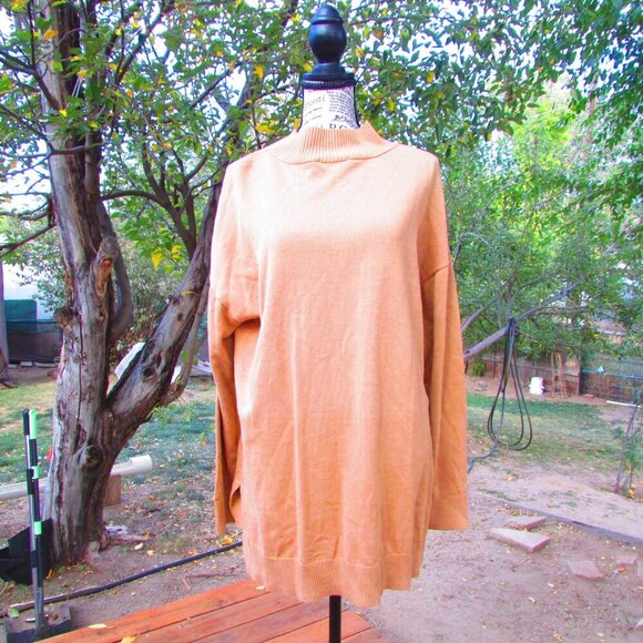 Belle by Kim Gravel Sweaters - Belle by Kim Gravel Women's Mustard Cowl Neck Sweater